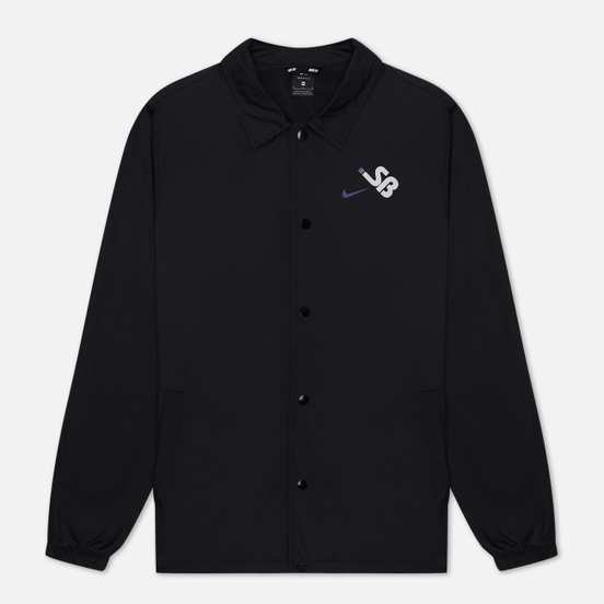 Мужская куртка ветровка Nike SB SSNL Coache Black/Black/White