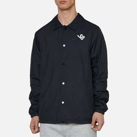 Мужская куртка ветровка Nike SB SSNL Coache Black/Black/White