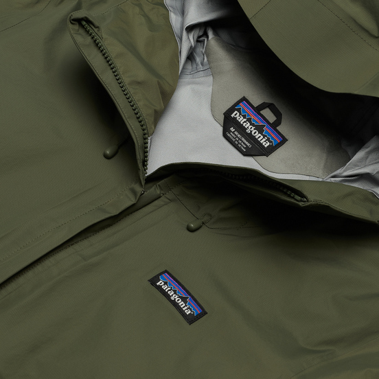 Мужская куртка ветровка Patagonia Torrentshell 3L Industrial Green
