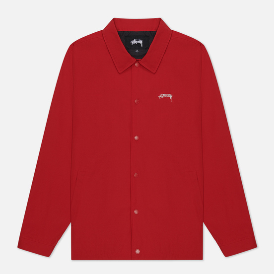 Мужская куртка ветровка Stussy Classic Coach Burnt Red
