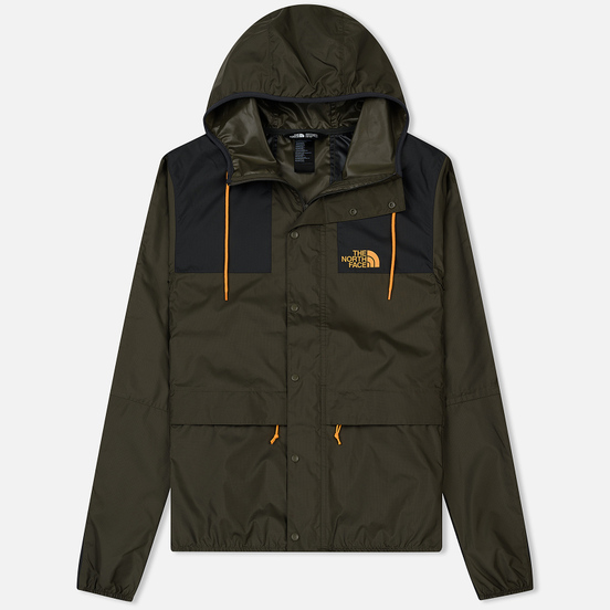 Мужская куртка ветровка The North Face 1985 Seasonal Mountain New Taupe Green/TNF Black