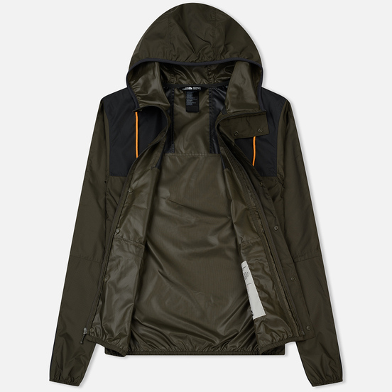 Мужская куртка ветровка The North Face 1985 Seasonal Mountain New Taupe Green/TNF Black
