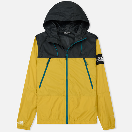 Мужская куртка ветровка The North Face 1990 Seasonal Mountain Leopard Yellow/Asphalt Grey