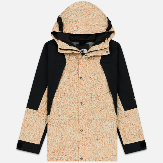 Мужская куртка ветровка The North Face 94 Retro Mountain Light TNF White Sherpa Print