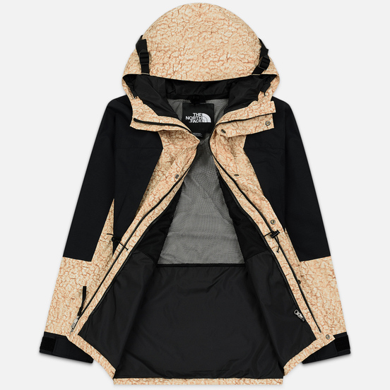 Мужская куртка ветровка The North Face 94 Retro Mountain Light TNF White Sherpa Print
