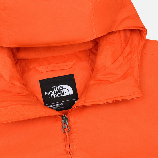 Мужская куртка ветровка The North Face Mountain Q Insul Tangerine Tango