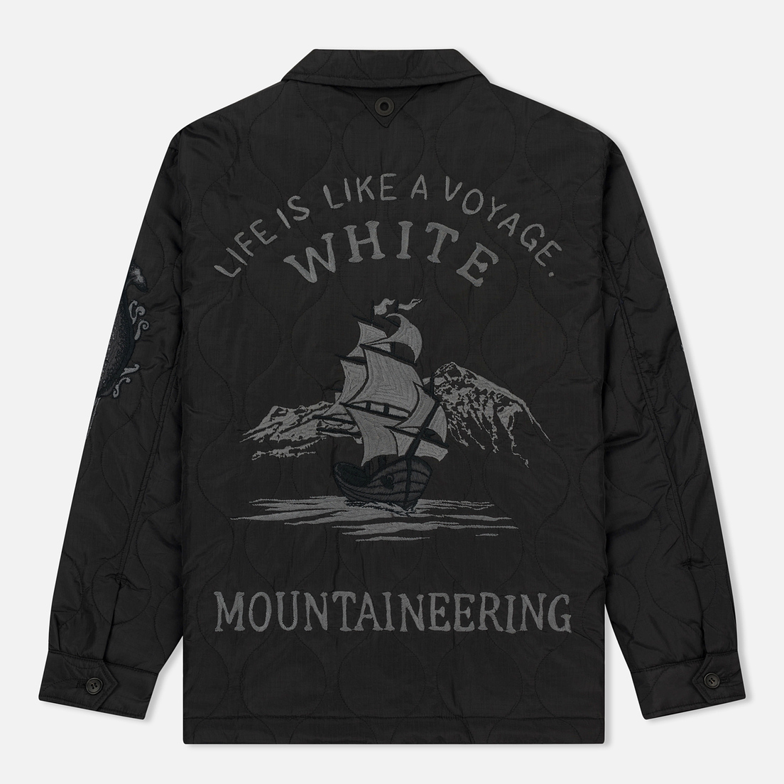 White Mountaineering Мужская куртка Quited Souvenir