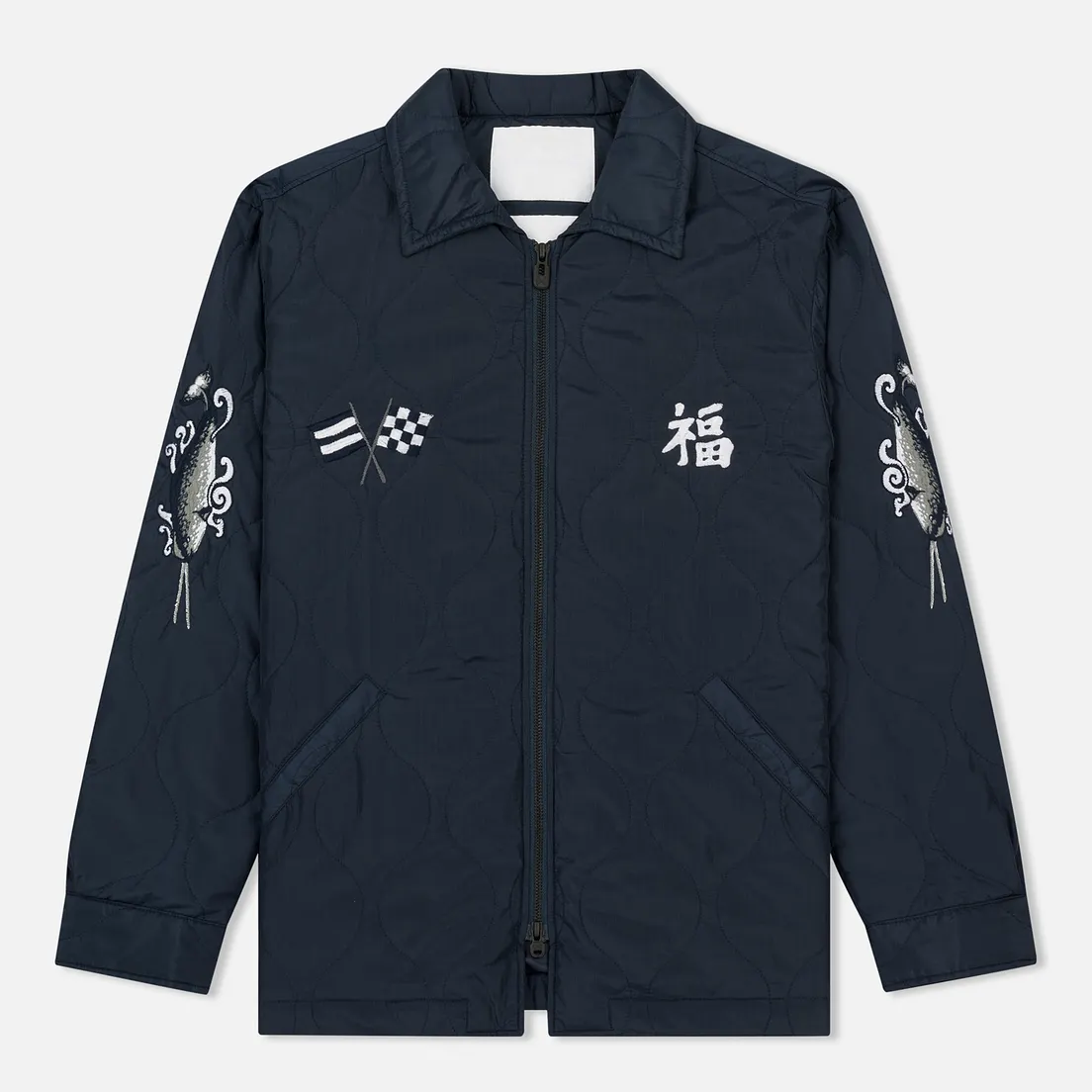 White Mountaineering Мужская куртка Quited Souvenir