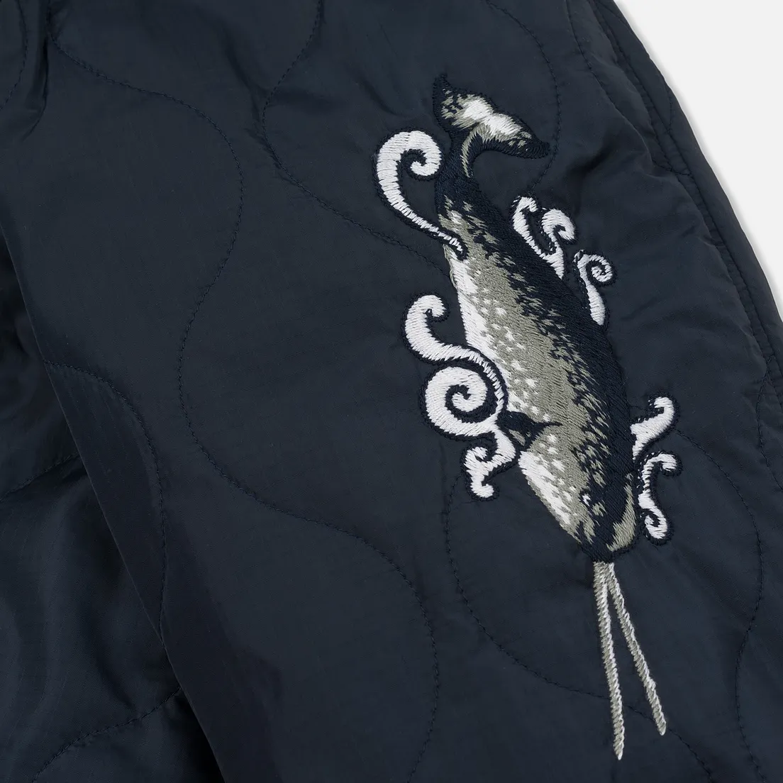White Mountaineering Мужская куртка Quited Souvenir