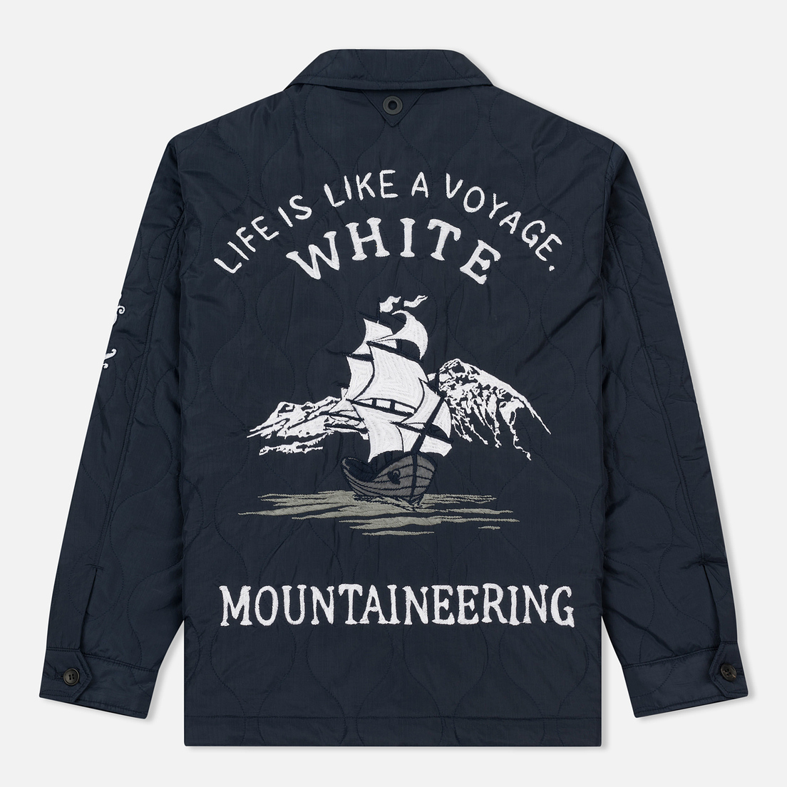 White Mountaineering Мужская куртка Quited Souvenir