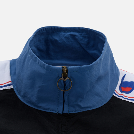 Мужская олимпийка Champion Reverse Weave Peached Feel Crinckle Water Repellent Full Zip Blue/Black/White