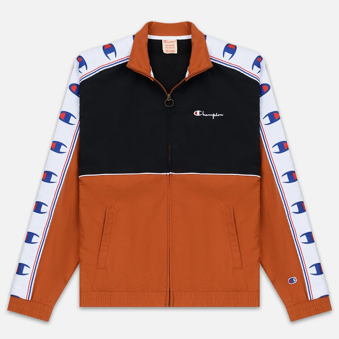 Champion Reverse Weave Мужская олимпийка Peached Feel Crinckle Water Repellent Full Zip