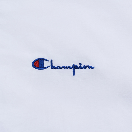 Мужская олимпийка Champion Reverse Weave Peached Feel Crinckle Water Repellent Full Zip Navy/White/Red