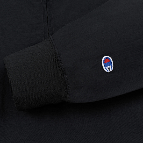 Мужская олимпийка Champion Reverse Weave Water Repellent Half Zip Top Black Beauty