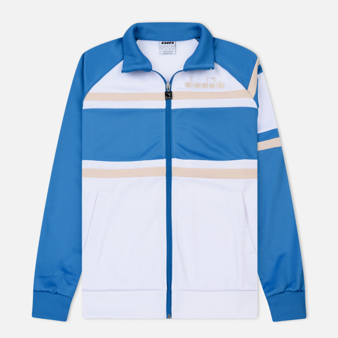 Мужская олимпийка Diadora 80s Mediterranean Blue/Rose Dust