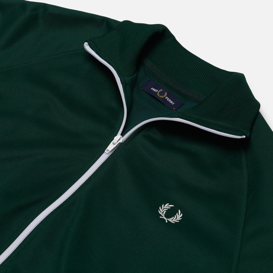 Мужская олимпийка Fred Perry Laurel Wreath Tape Ivy/White