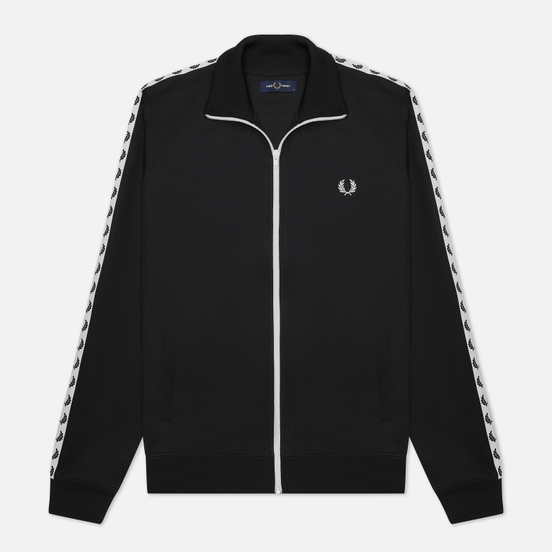Мужская олимпийка Fred Perry Laurel Wreath Tape Track Black/White