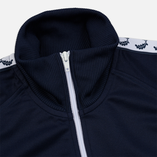Мужская олимпийка Fred Perry Laurel Wreath Tape Track Carbon Blue/White
