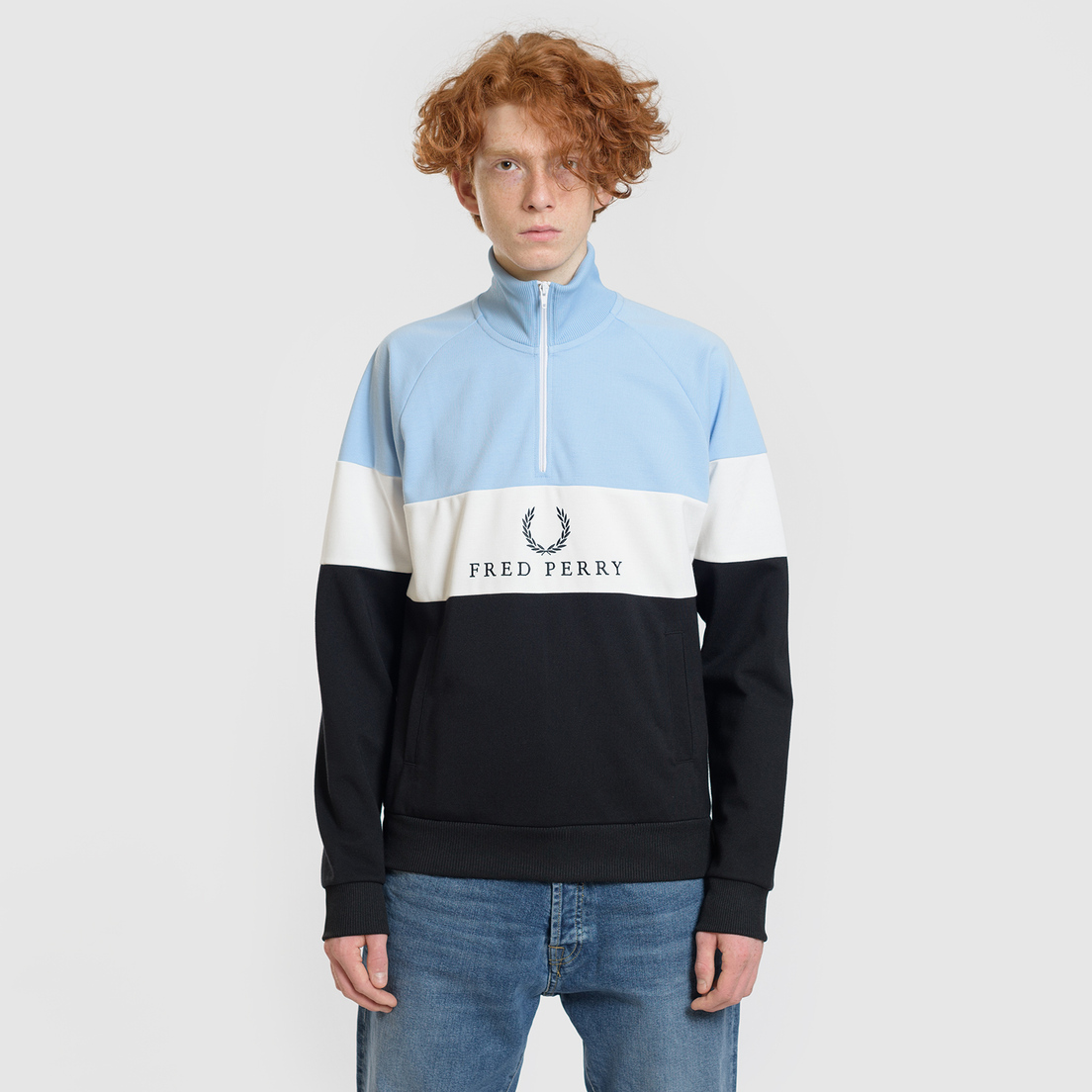 Fred Perry Мужская олимпийка Sports Authentic Embroidered Panel