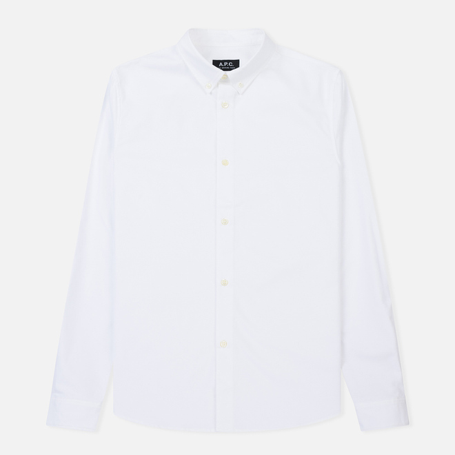 Мужская рубашка A.P.C. Button Down White