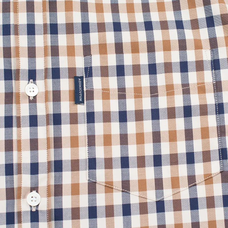Aquascutum Мужская рубашка Emsworth Club Check SS
