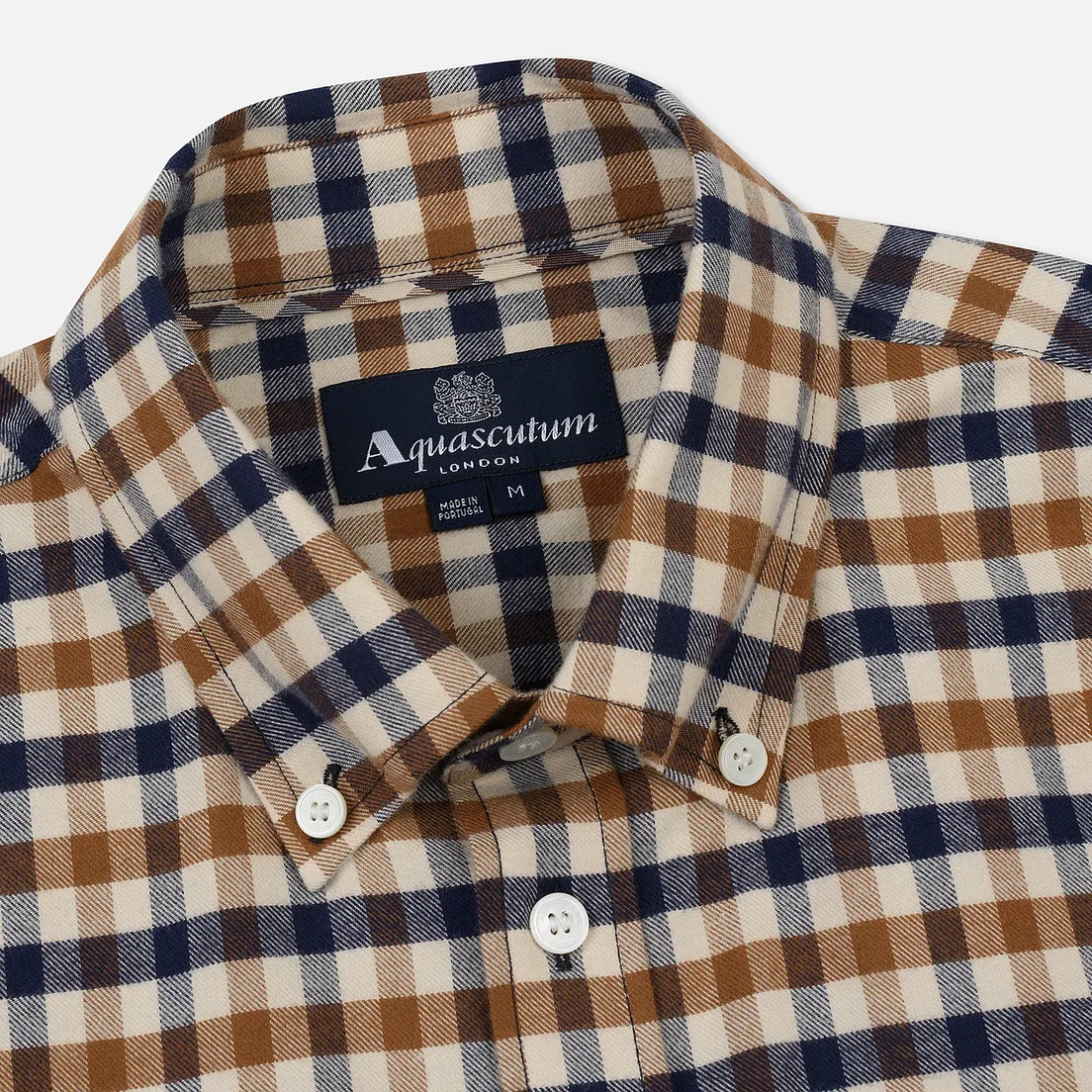 Aquascutum Мужская рубашка Goodman Small Flannel Club Check LS