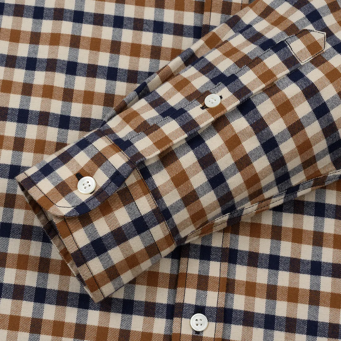 Aquascutum Мужская рубашка Goodman Small Flannel Club Check LS