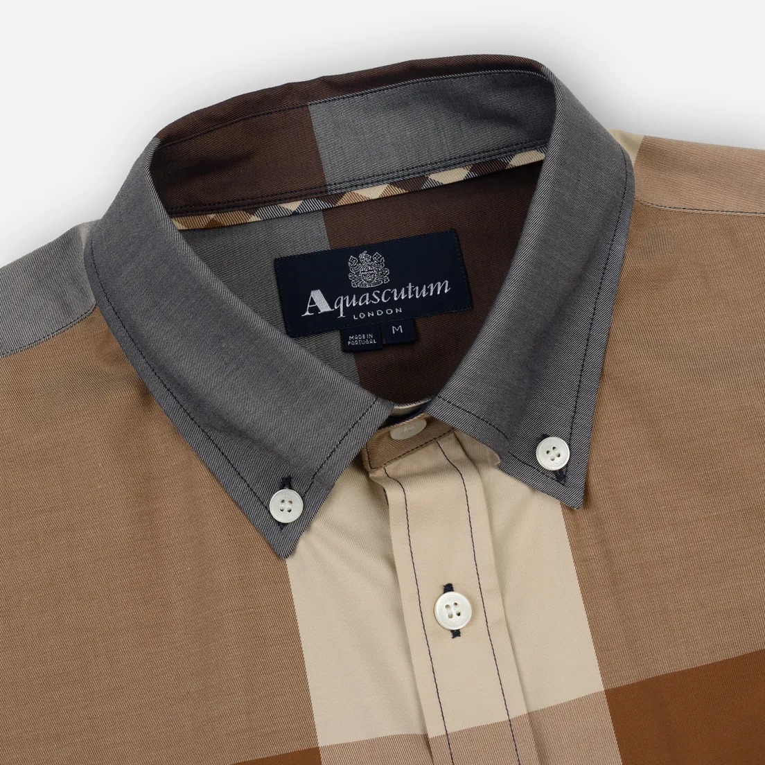 Aquascutum Мужская рубашка Henlake Giant Club Check LS BD