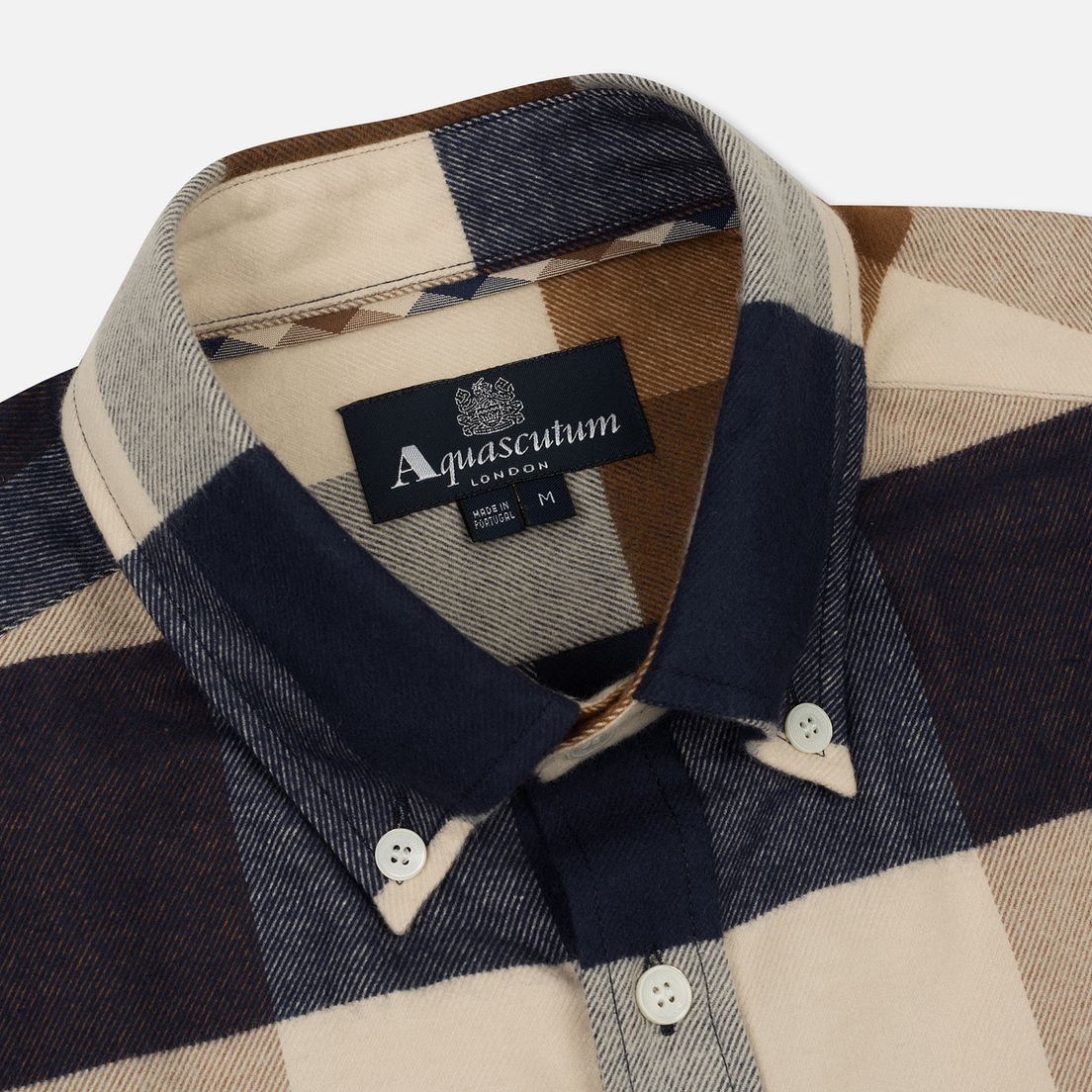 Aquascutum Мужская рубашка Rigby Flannel Mega Check