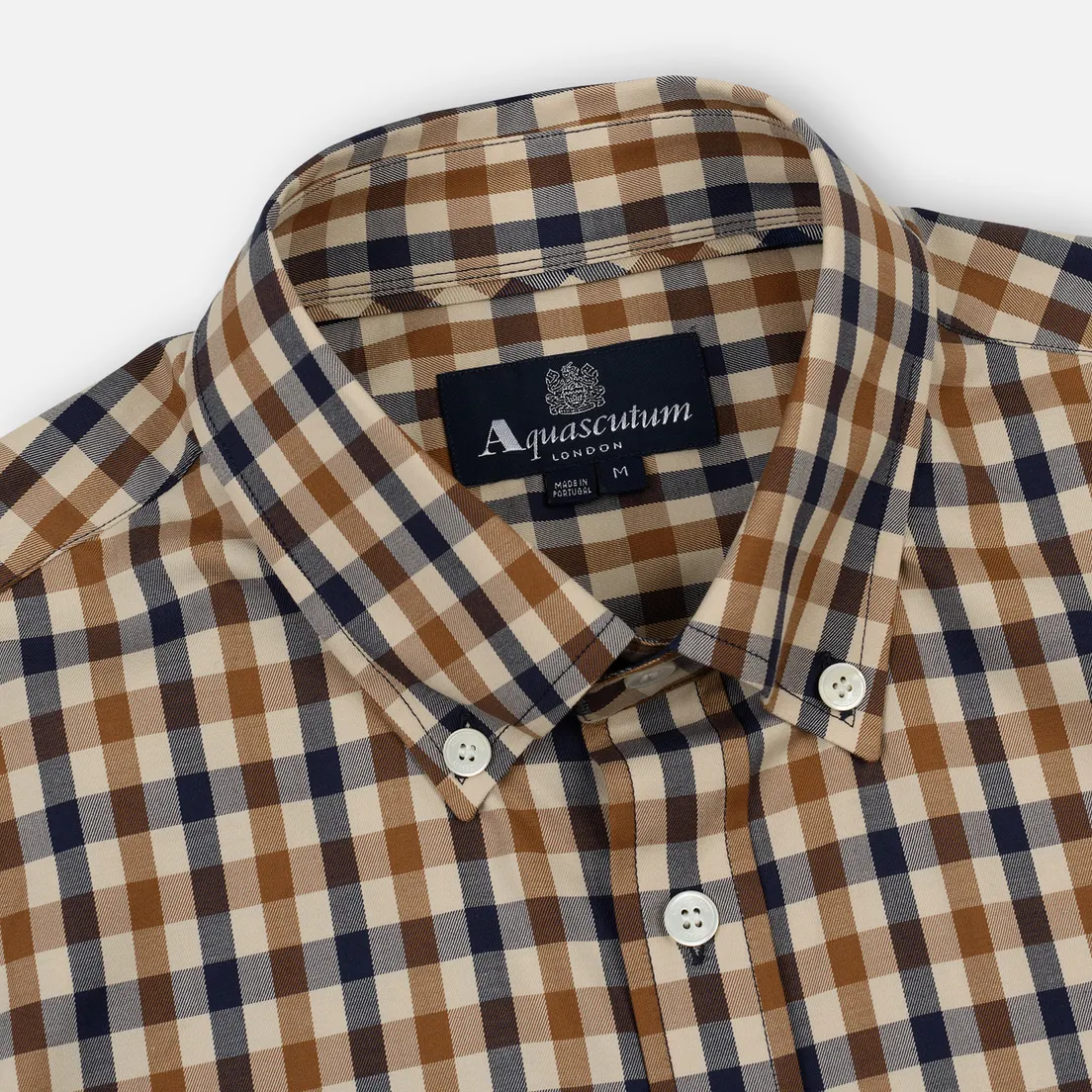 Aquascutum Мужская рубашка York Club Check SS