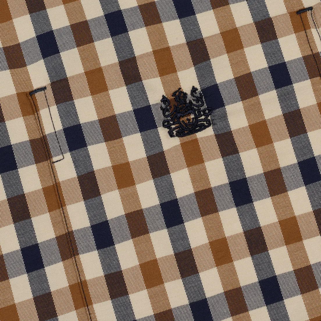 Aquascutum Мужская рубашка York Club Check SS