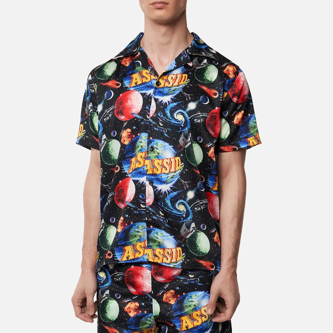 ASSID Мужская рубашка Bad World Hawaiian