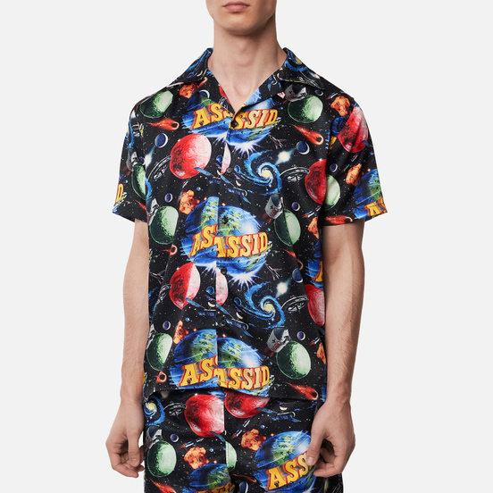 Мужская рубашка ASSID Bad World Hawaiian Black/Multicolor