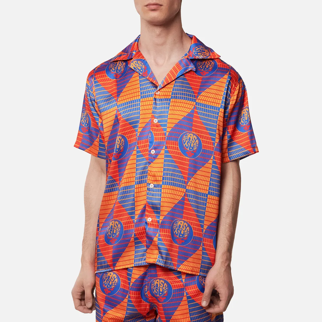 ASSID Мужская рубашка Wavy Hawaiian
