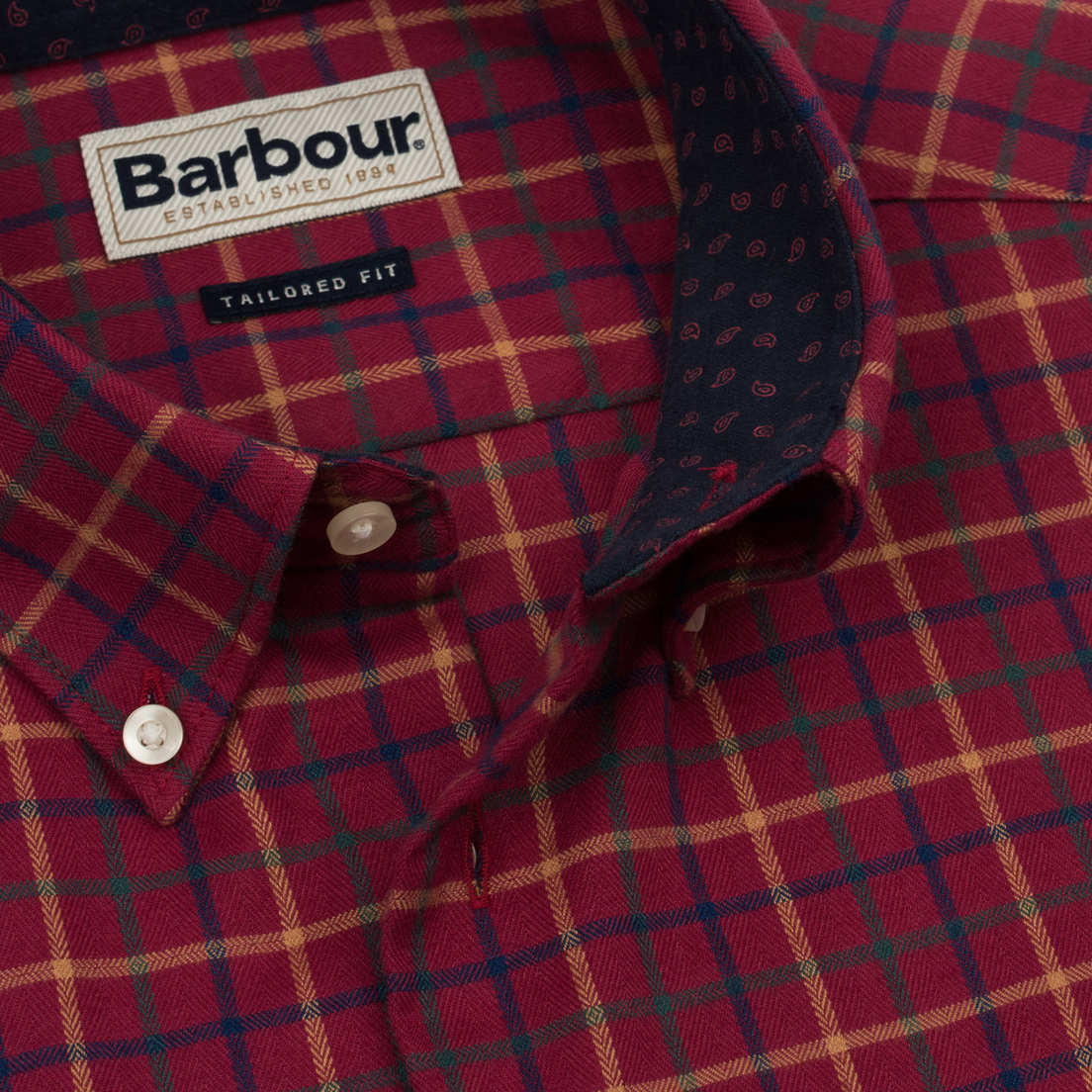 Barbour Мужская рубашка Ethan