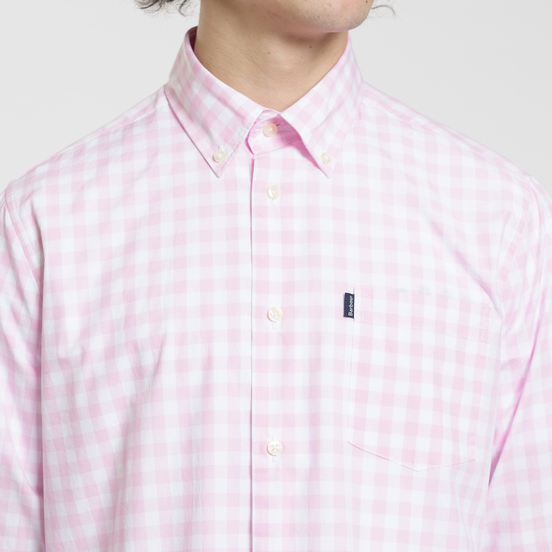 Мужская рубашка Barbour Gingham Pink