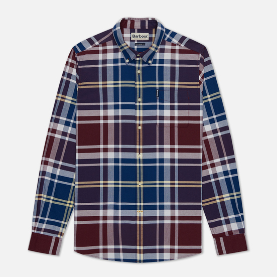 Мужская рубашка Barbour Highland Check 23 Merlot
