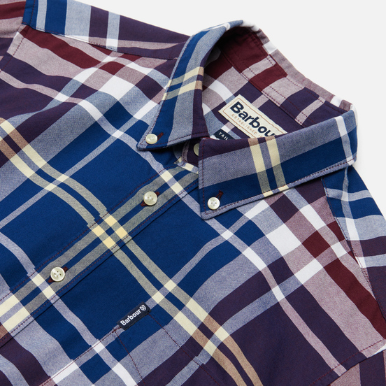 Мужская рубашка Barbour Highland Check 23 Merlot