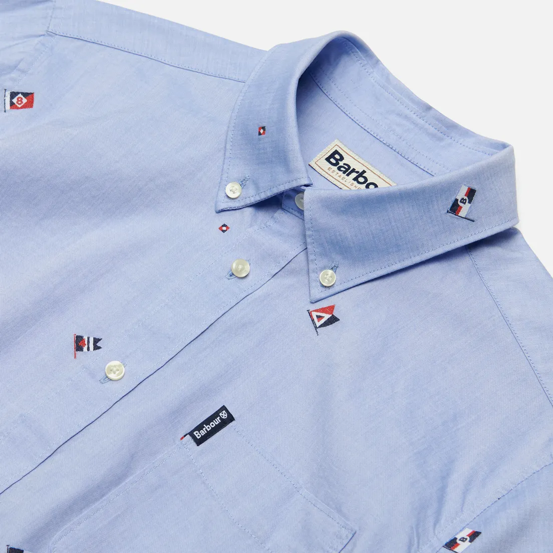 Barbour Мужская рубашка Jacquard Tailored Fit