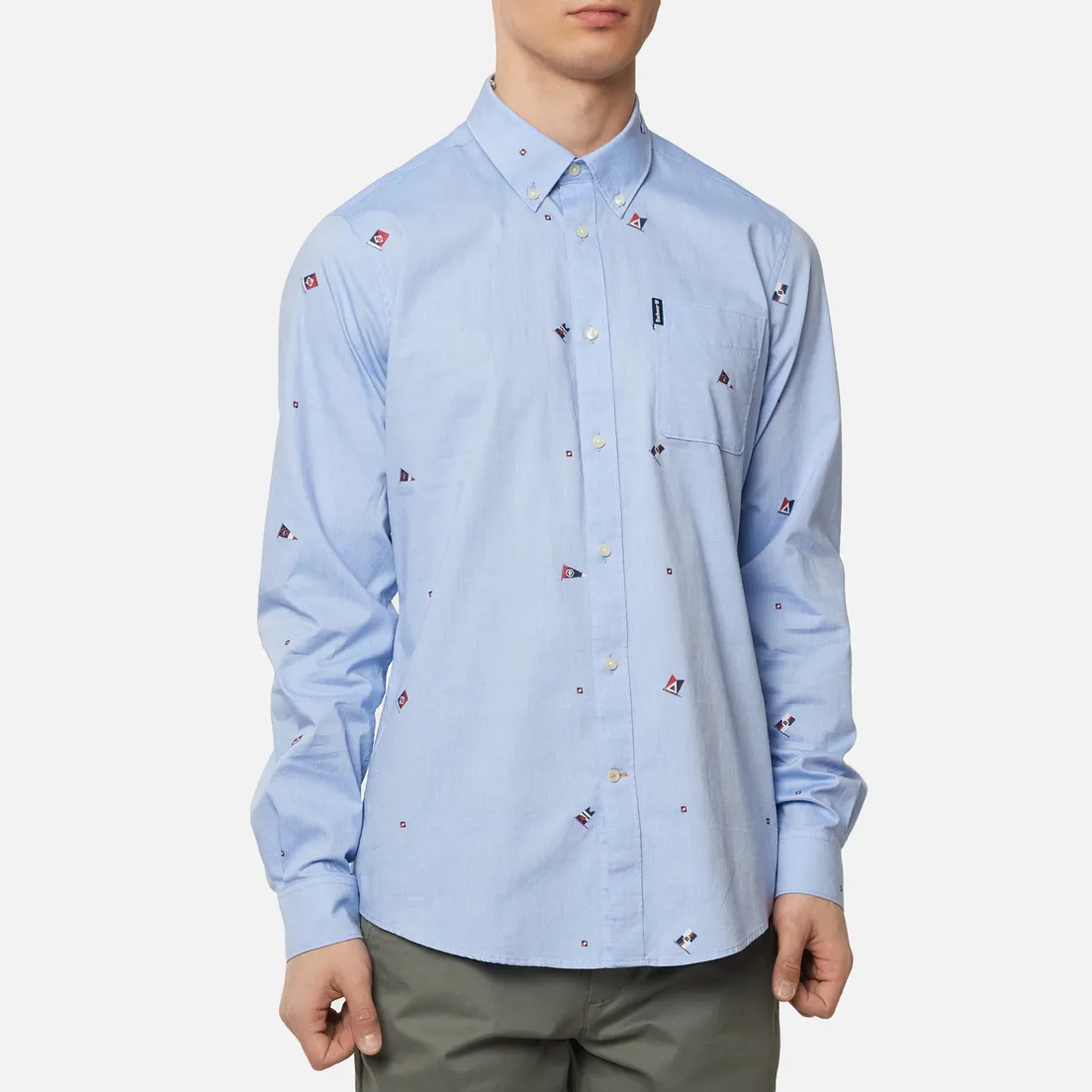 Barbour Мужская рубашка Jacquard Tailored Fit
