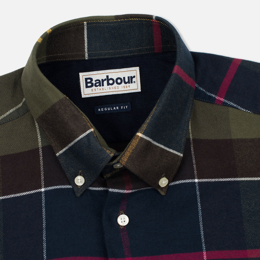 Barbour Мужская рубашка John Classic