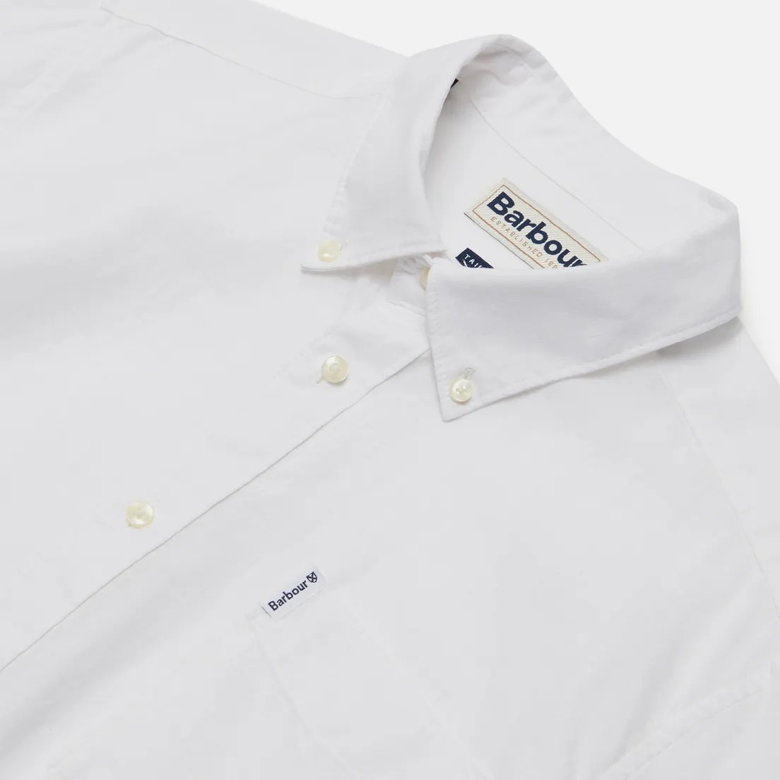 Barbour Мужская рубашка Linen Mix Tailored Fit
