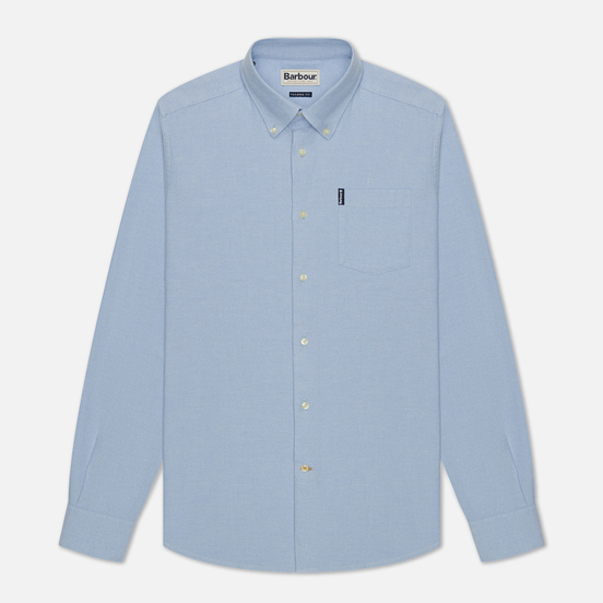 Мужская рубашка Barbour Oxford 8 Tailored Fit Blue
