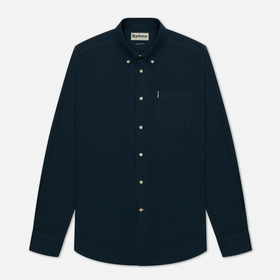 Мужская рубашка Barbour Oxford 8 Tailored Fit Navy