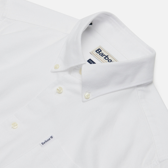 Мужская рубашка Barbour Oxford 8 Tailored Fit White