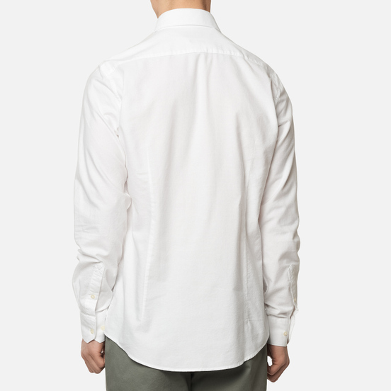 Мужская рубашка Barbour Oxford 8 Tailored Fit White