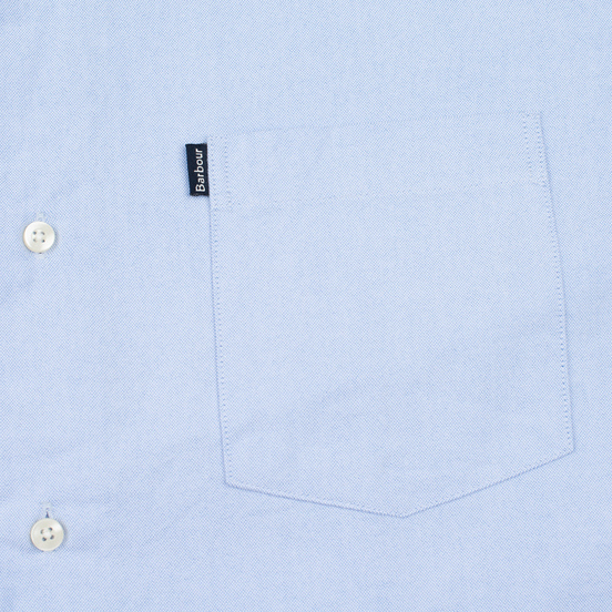 Мужская рубашка Barbour Oxford Sky Blue