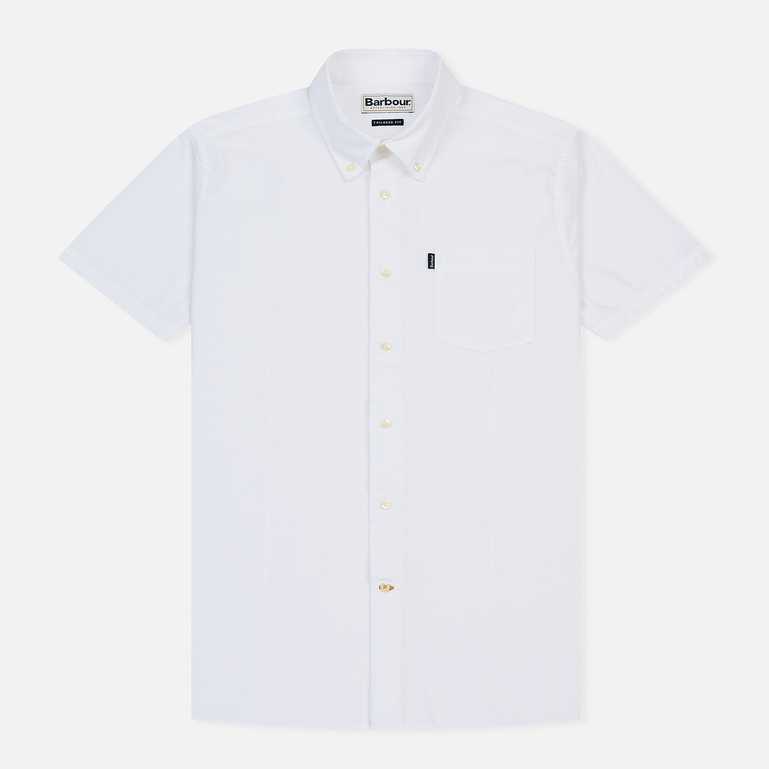 Barbour Мужская рубашка Oxford Ss Tailored