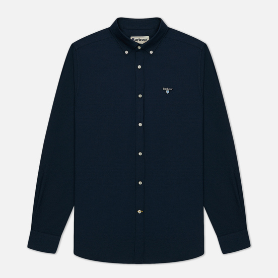 Мужская рубашка Barbour Oxford Tailored Fit Navy