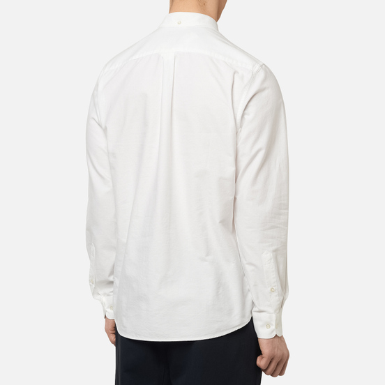 Мужская рубашка Barbour Oxford Tailored Fit White